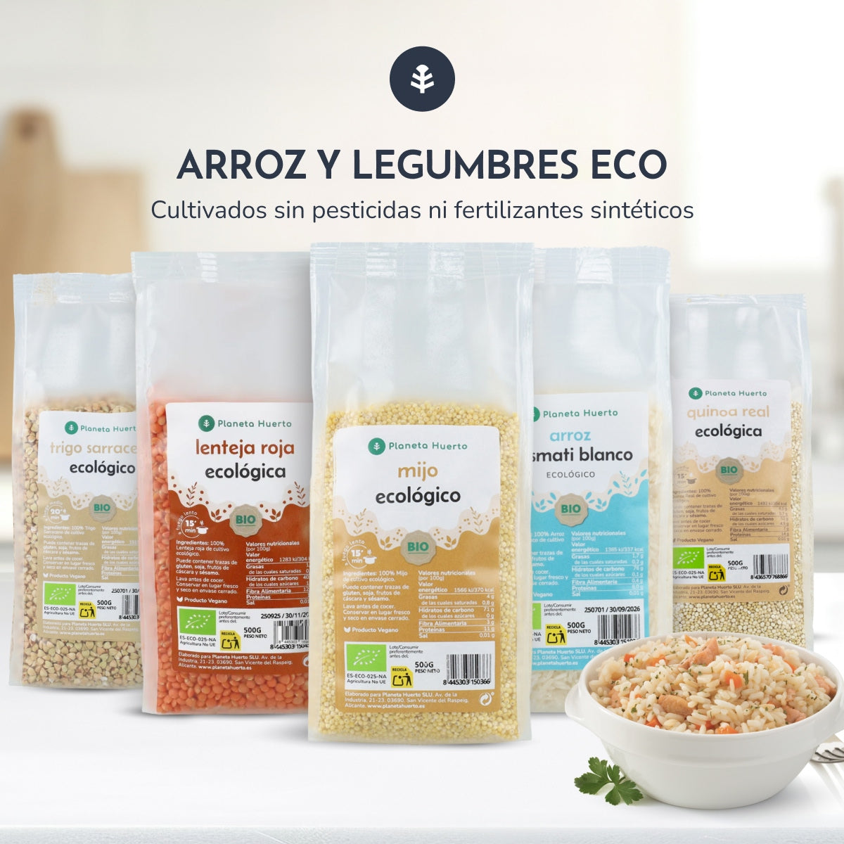 Lenticchie rosse ECO Planeta Huerto 2,5 kg