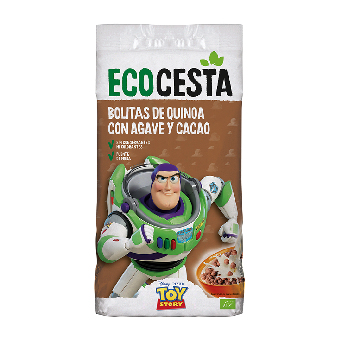 Quinoabollar med agave och kakao, ekologiska, Disney-utgåva Ecocesta, 300 g
