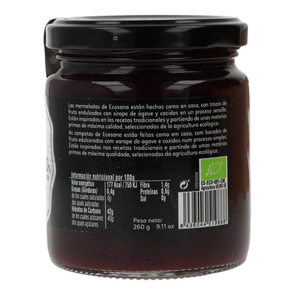Marmellata extra di more senza zucchero BIO Ecosana 260 g