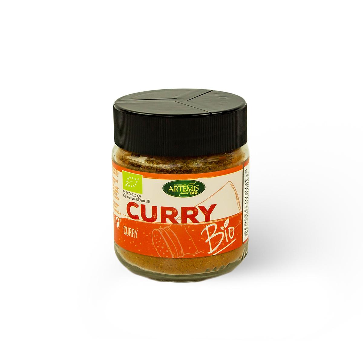 Large Jar Organic Curry 80 g Artemisbio