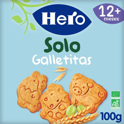 Pack of 7 Solo Cereals Animal Biscuits 100 g-Hero Solo