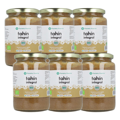 Pack 6x Wholemeal Tahin ECO Planeta Huerto 700 g