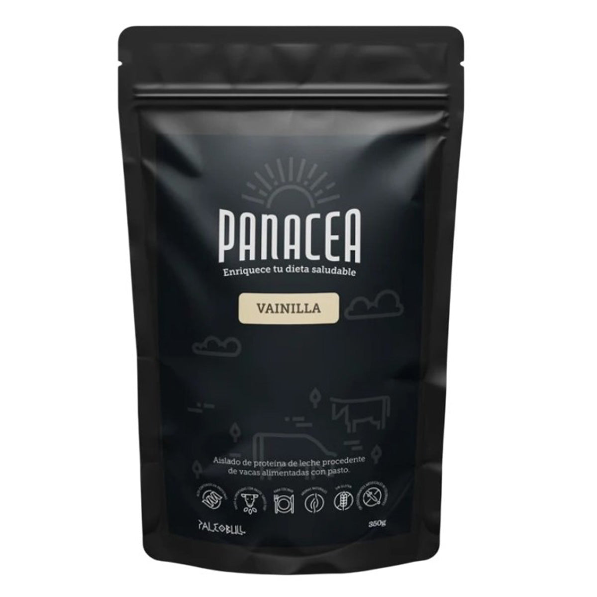 Paleobull Panacea Whey Protein Isolate, Vanilla Flavour, 350 g
