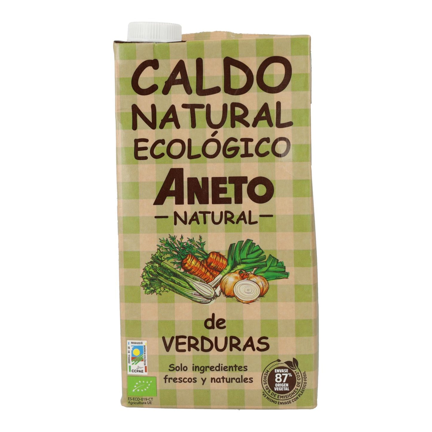 Natürliche Gemüsebrühe ECO Aneto 1 l