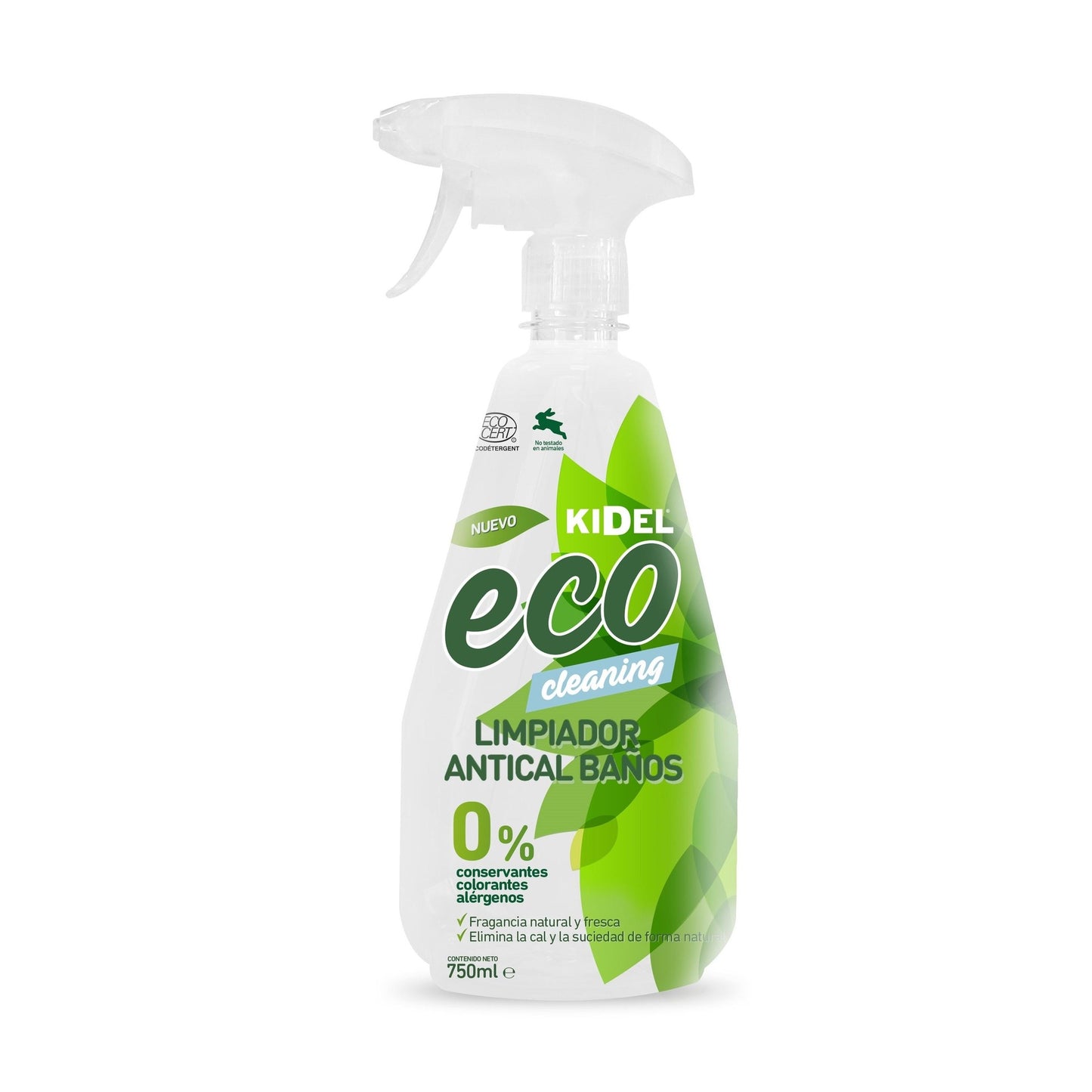 Spray detergente anticalcare per bagni Kidel Mimidu ECO 750 ml