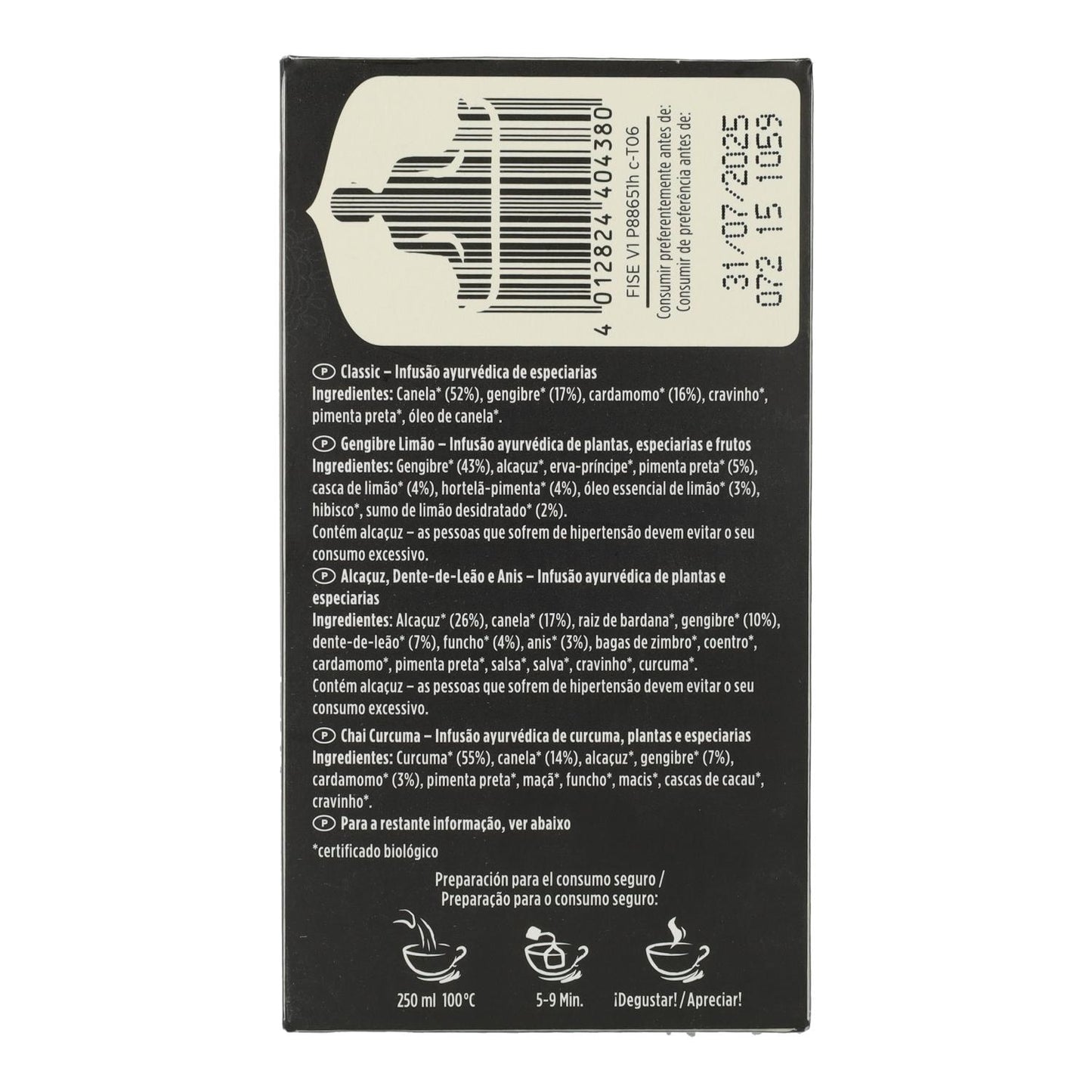 Yogi Tea BIO Ayurveda-Auswahl 18 verschiedene Teebeutel