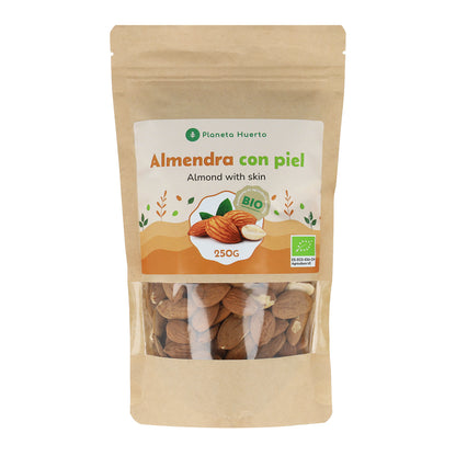 Natural almonds with skin ECO Planeta Huerto 250 g