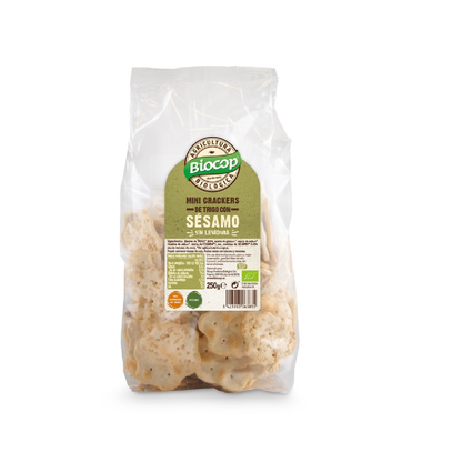 Biocop mini wheat crackers with sesame seeds 250 g