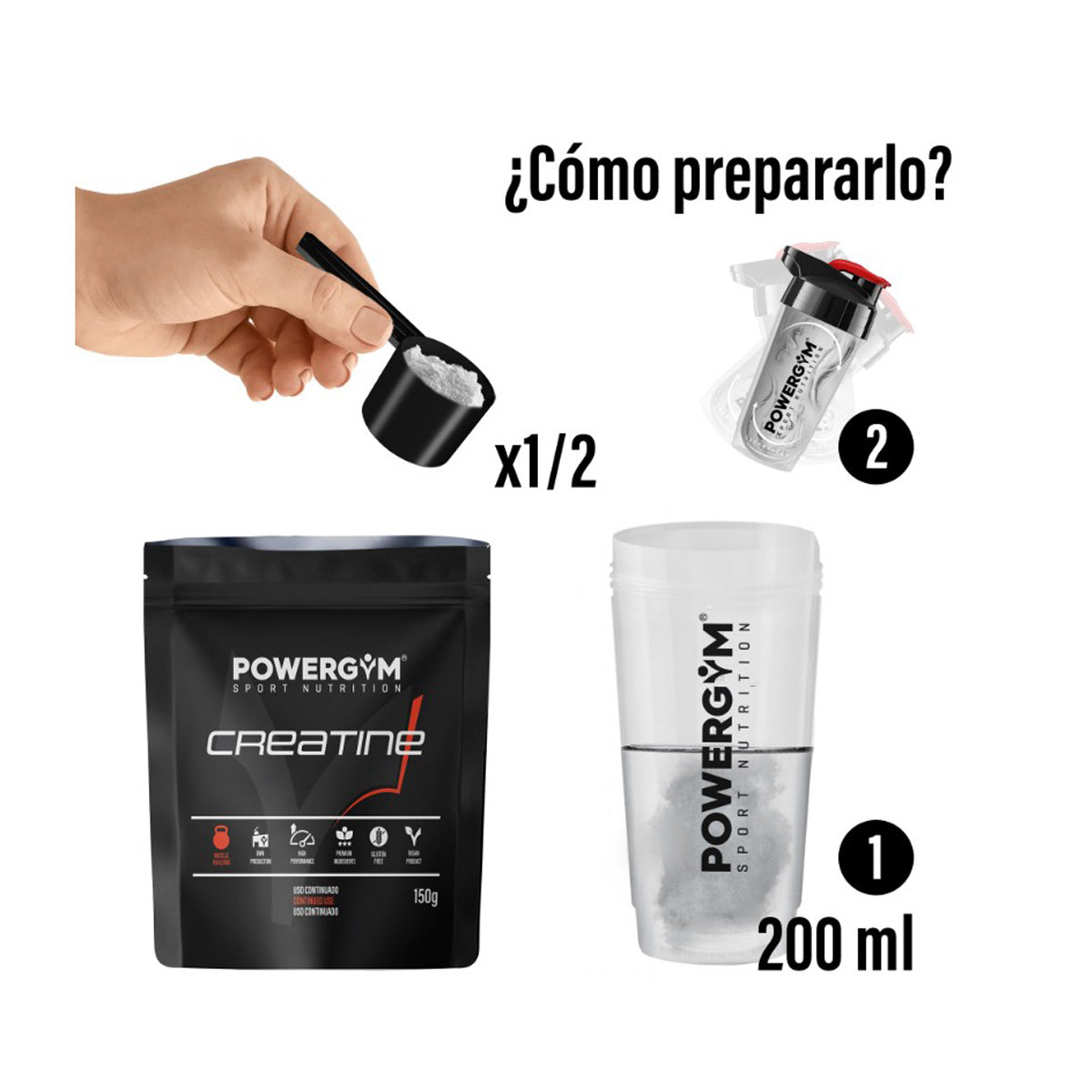 Creatine Creapure Powergym 300 g