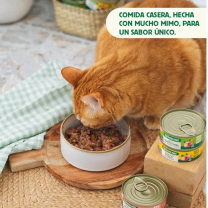 Fisherman's Stew Salmon and Pork Cat Food Pack 6 x 80 g Wild Balance