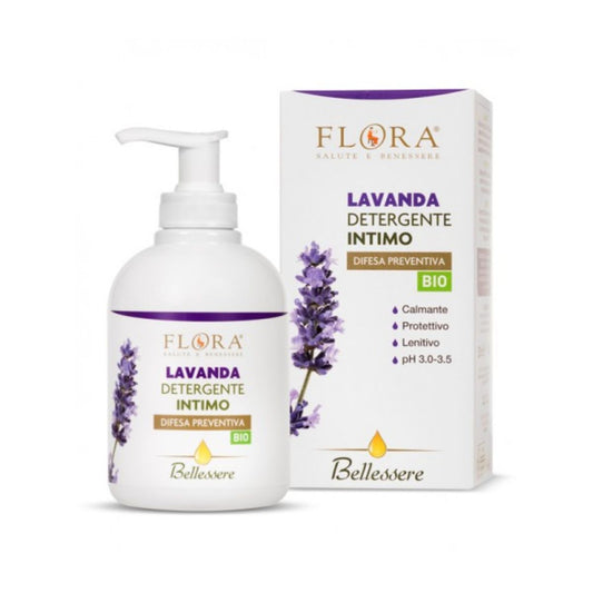 FLORA Żel intymny z lawendą. Łagodzi, chroni i zmiękcza. 250 ml