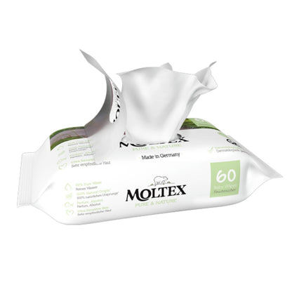 Toallitas Moltex Pure & Nature 60 Uds