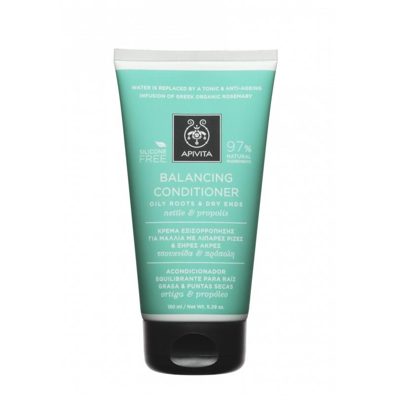 Odżywka równoważąca dla przetłuszczających się nasad i suchych końcówek Apivita 150 ml