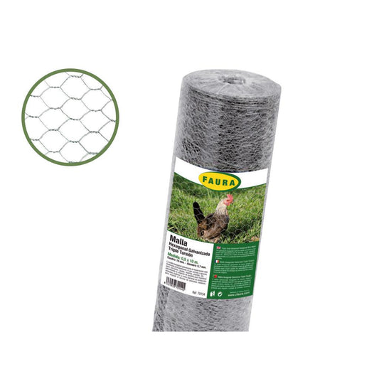 Galvaniserat hexagonalt nät 41 mm 1 x 5 m