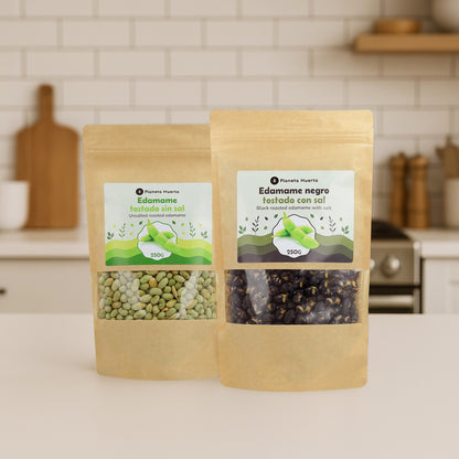 Niesolone prażone zielone edamame Planeta Huerto 250gr