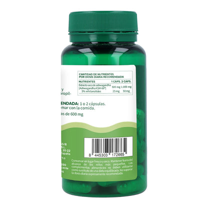 Opakowanie 2x Ashwagandha KSM-66 Planeta Huerto 60 kapsułek
