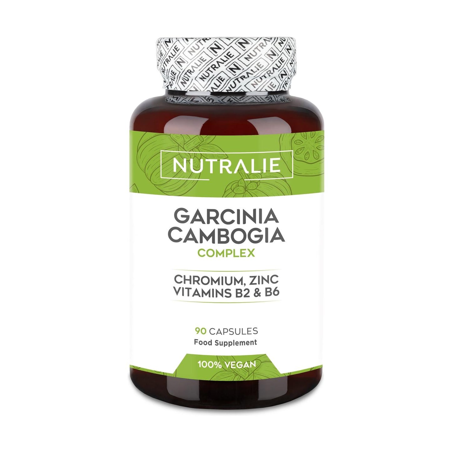 Nutralie Garcinia Cambogia + Cromo + Zinco + Vitamine B2 e B6 90 capsule