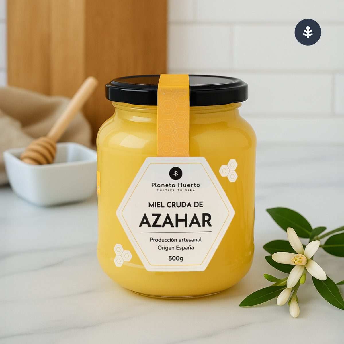 Rå apelsinblomshonung Planeta Huerto 1 kg