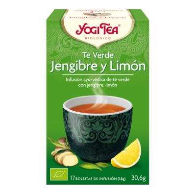 Yogi Tea BIO Tè verde Sencha, zenzero e limone, 17 bustine