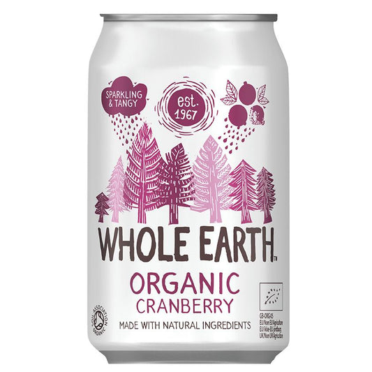Bibita biologica ai mirtilli Whole Earth 330 ml