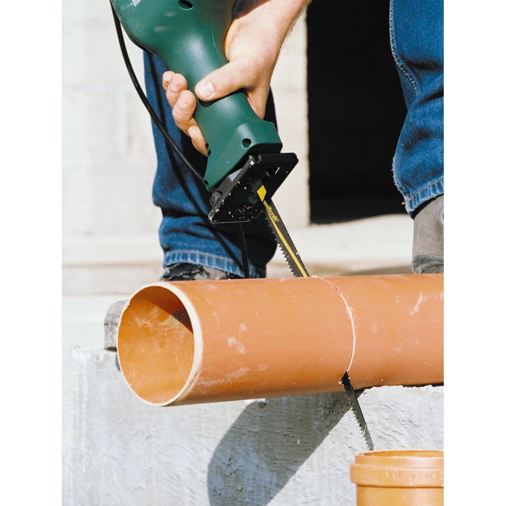 2 lames de scie sabre pour bois/plastique  6 - 250 mm Wolfcraft 2671000