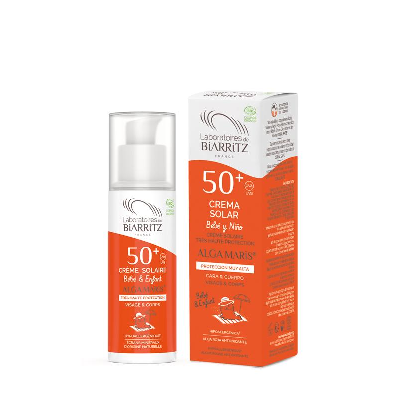 Crème protectrice pour enfants SPF50+ Alga Maris 100 ml