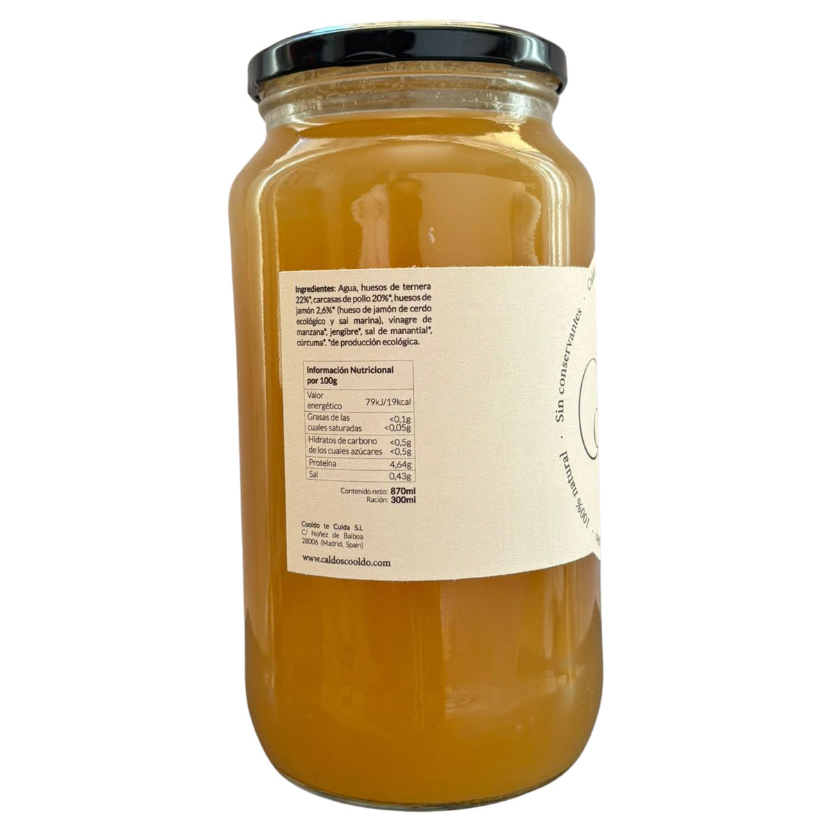 Confezione x4 Brodo di ossa Cooldo 870 ml