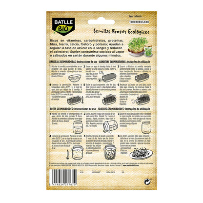Biologische linzenzaadjes voor kiemgroenten Batlle