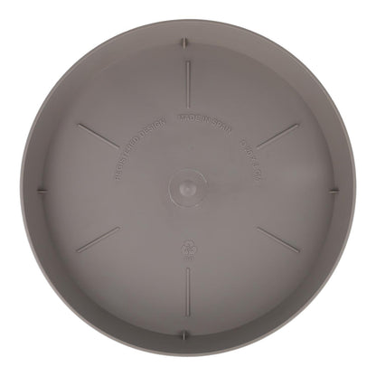 Plato maceta Tes color taupe D 14 x 2