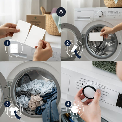 Eco-Tiras detersivo e ammorbidente Planeta Huerto 40 lavaggi