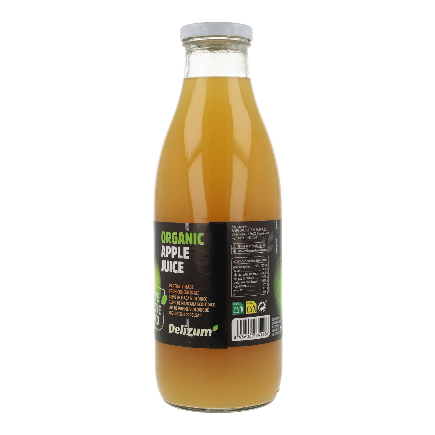 Zumo de Manzana ecológico Delizum 1 L