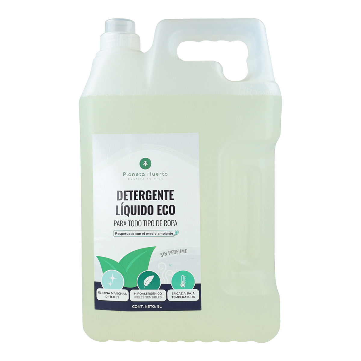Detersivo liquido per bucato ECO ECO non profumato Planet Garden 5 litri
