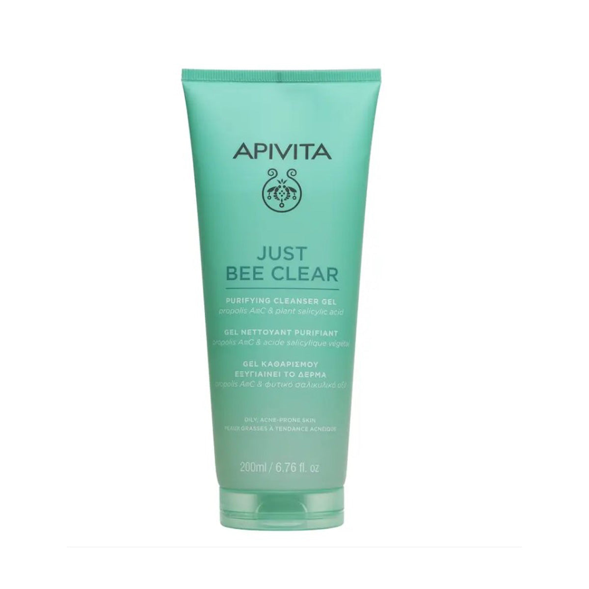 Just Bee Clear Gel limpiador purificante, Apivita, 200ml