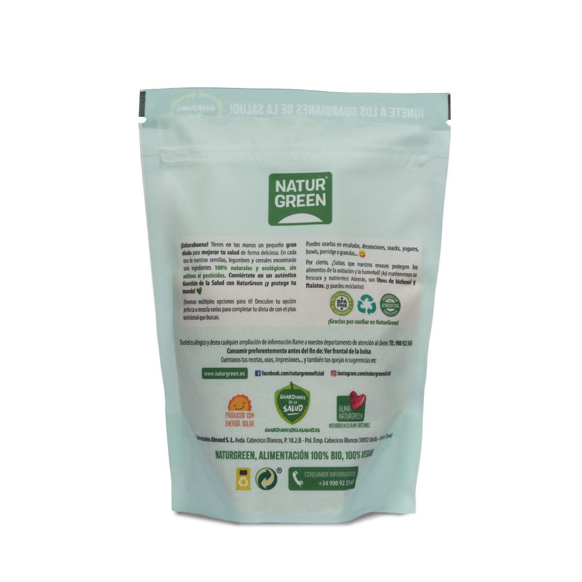 Rörsocker (golden light) Bio Naturgreen 500 g