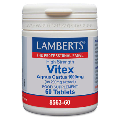Vitex Agnus Castus Lamberts 60 comprimés 1000 mg
