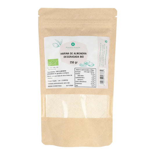 Farine d'amande dégraissée (protéine d'amande) ECO Planeta Huerto 250 g