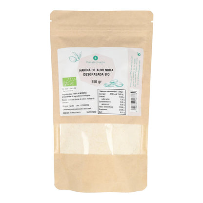 Odtłuszczona mąka migdałowa (białko migdałowe) ECO Planeta Huerto 250 g