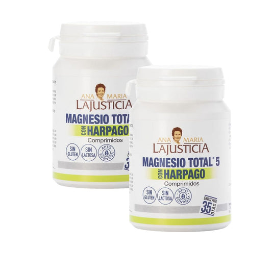 Pack of 2 Total Magnesium 5 Harpagophytum Ana María LaJusticia 70 tablets