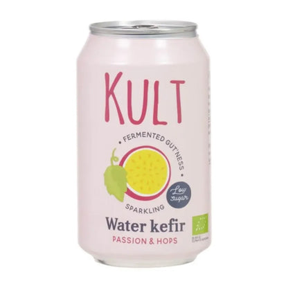 Kefirwater Passievrucht en Hop KULT 330 ml