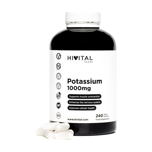 Potassium 1 000 mg Hivital 240 gélules