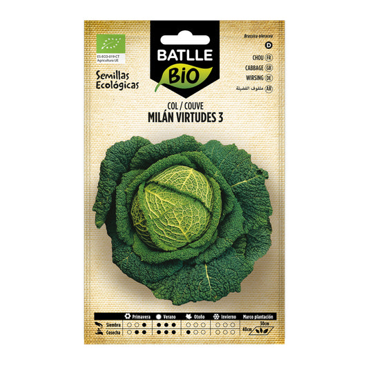 Ekologiska kålfrön Milan Virtudes 3 Batlle