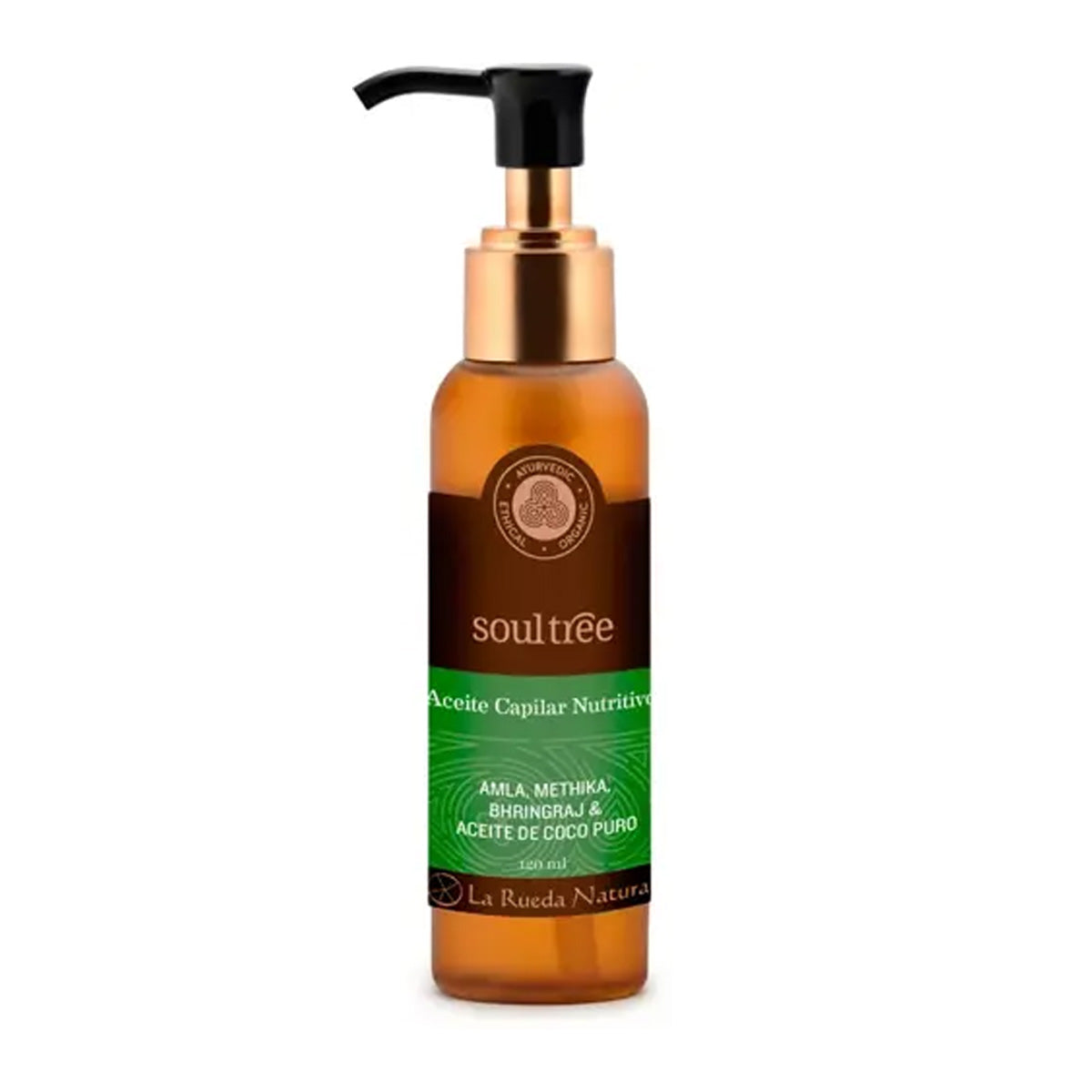 Soultree Ayurvedic Nourishing Hair Oil for All Hair Types, 125 ml Dispenser