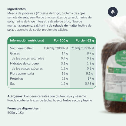 Chleb proteinowy Planeta Huerto 500 g