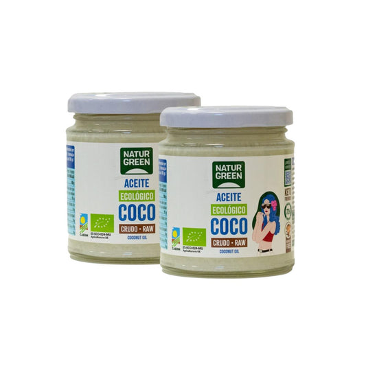 Pack 2 x Graisse de coco Bio NaturGreen