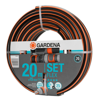 Zestaw węża elastycznego Gardena 15 mm 20 m