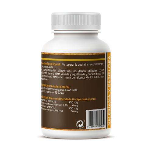 Passiflora e valeriana Sotya, 90 capsule da 450 mg