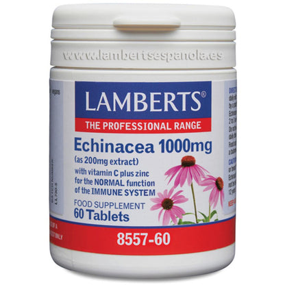 Echinacea Lamberts, 60 tabletten 1000 mg