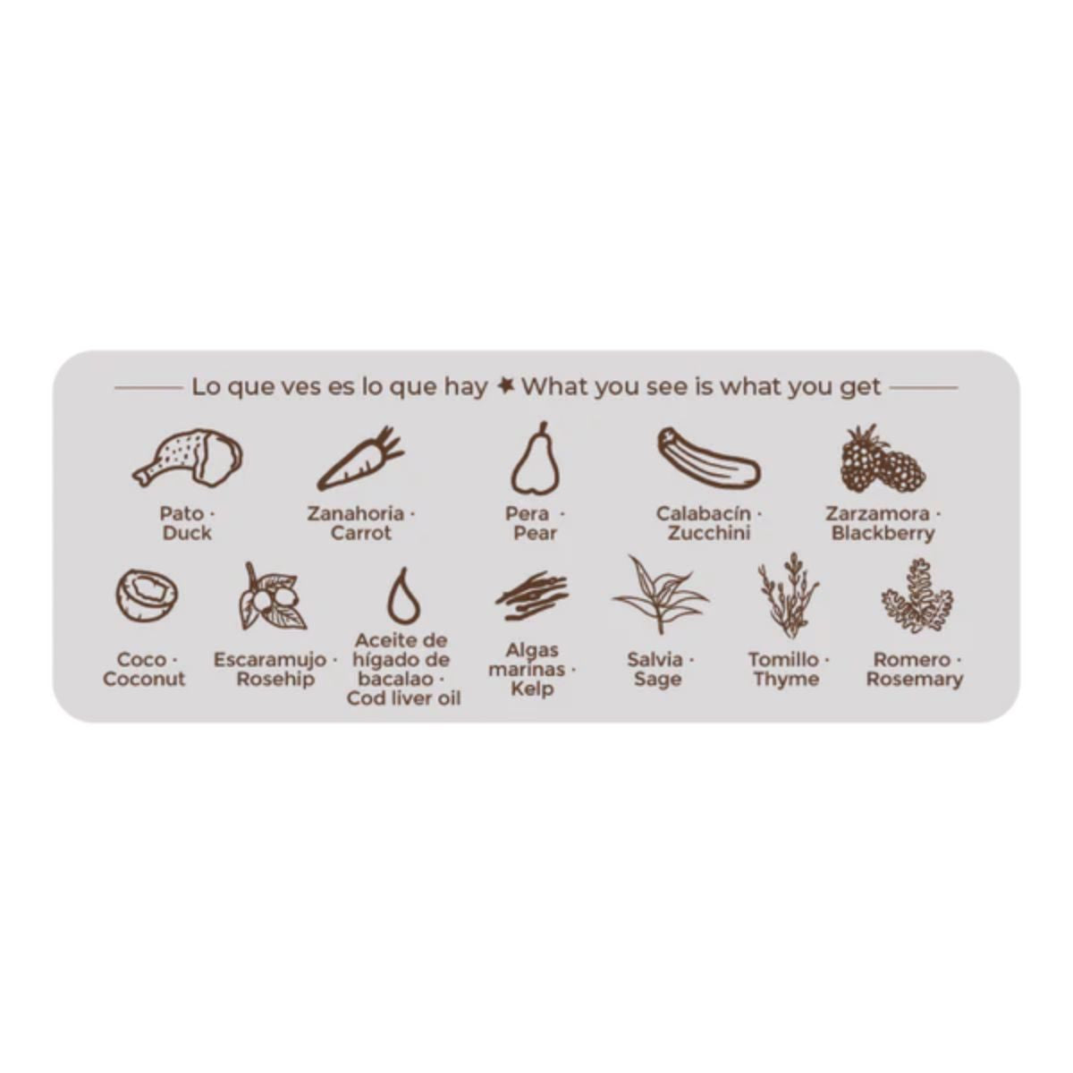 Barf-Nassfutter für Hunde Sublime mit Bio-Ente Puromenu 400 g