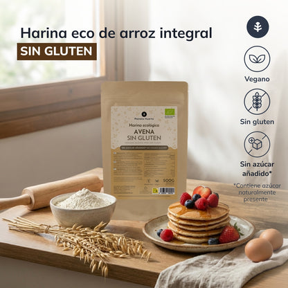 2er-Pack glutenfreies Hafermehl ECO Planeta Huerto