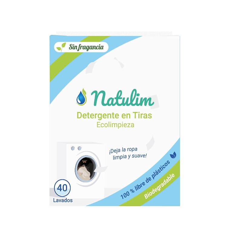 Eco Fragrance-free Laundry Strips, Natulim, 40 washes